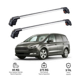 FORD GALAXY 2016 et modèles ultérieurs TRX2 Thunder Carrier Barres transversales pour galerie de toit 2 barres